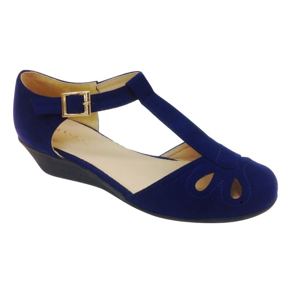 Blue  Closed toe Shoes